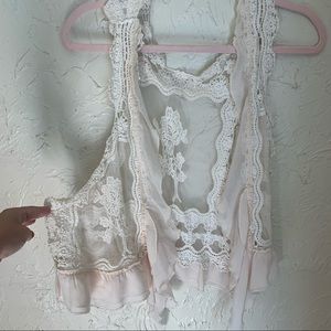 Lace vest